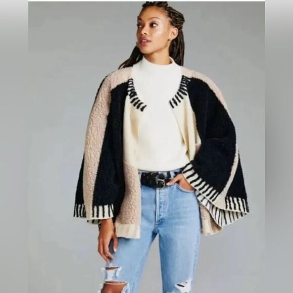 Anthropologie Maeve Dusk & Dawn Capelet One Size NWT - Picture 1 of 7